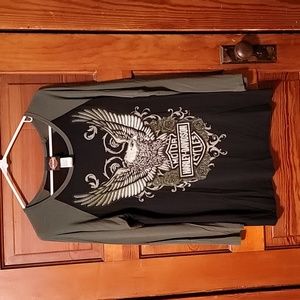 Harley Davidson Long Sleeve- Large